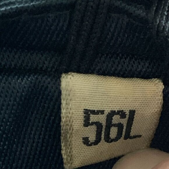 VTG 80s Men's Tufnyl by Blauer Police Security Bomber Jacket & Liner Black 56L - Picture 7 of 7